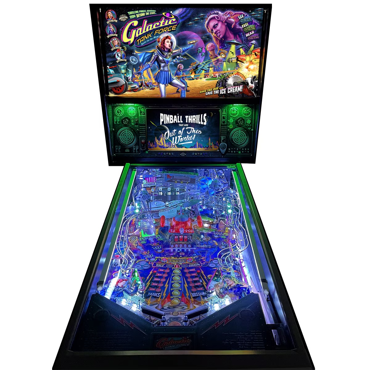 American Pinball Galactic Tank Force Pinball Machine - Limited Edition - Image 6
