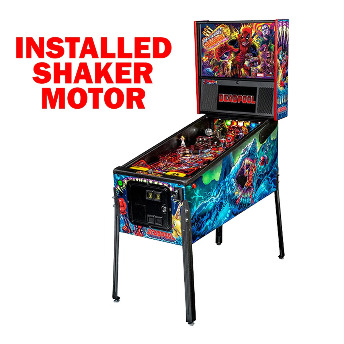 Stern Deadpool Premium Pinball Machine - Image 3