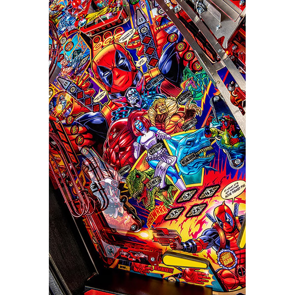 Stern Deadpool Premium Pinball Machine - Image 13