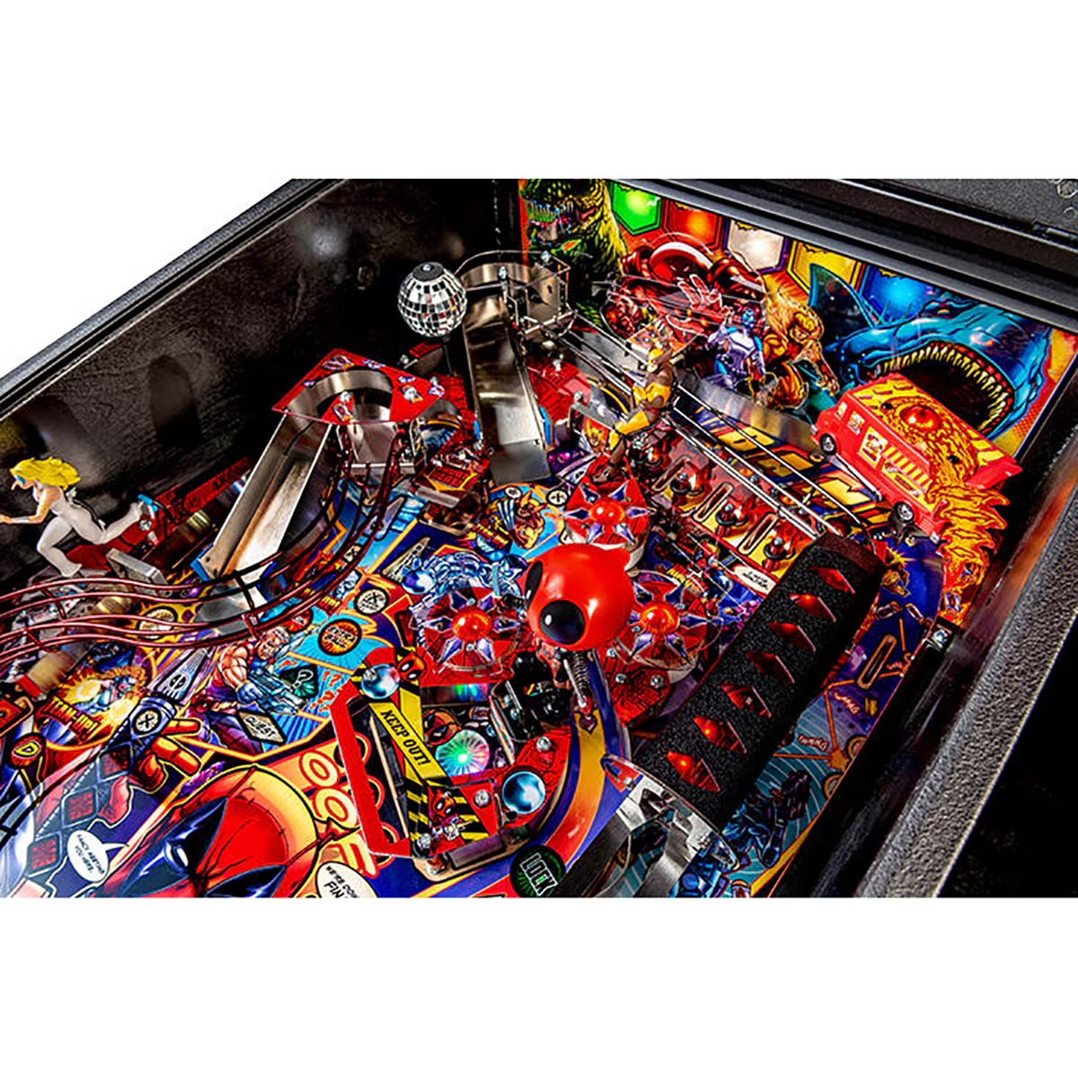 Stern Deadpool Premium Pinball Machine - Image 8