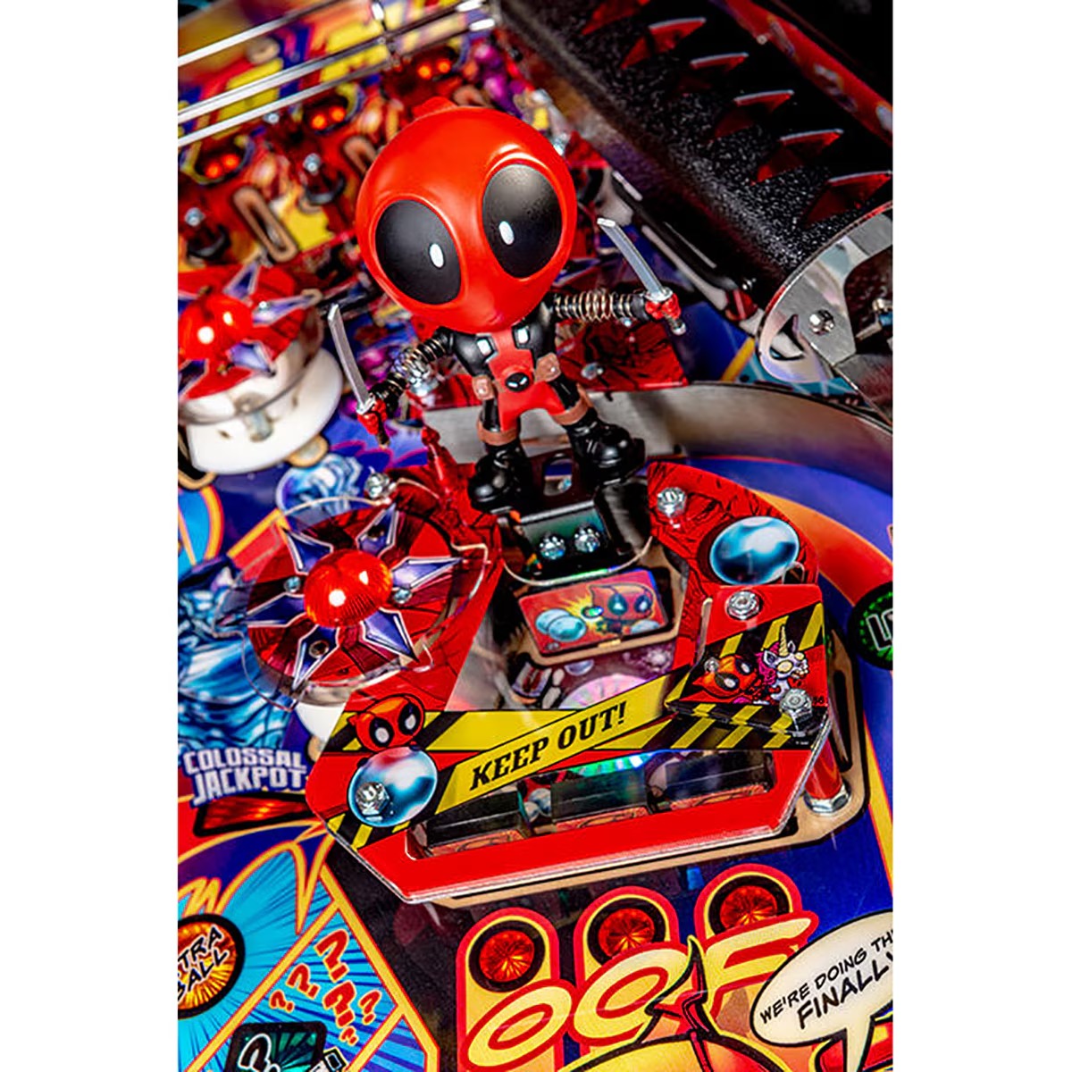 Stern Deadpool Premium Pinball Machine - Image 7