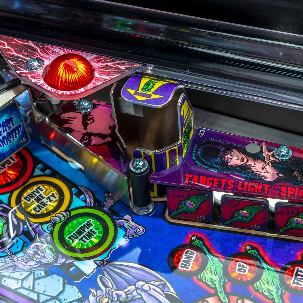 Stern Elvira’s House of Horrors Premium Pinball Machine with Installed Shaker Motor