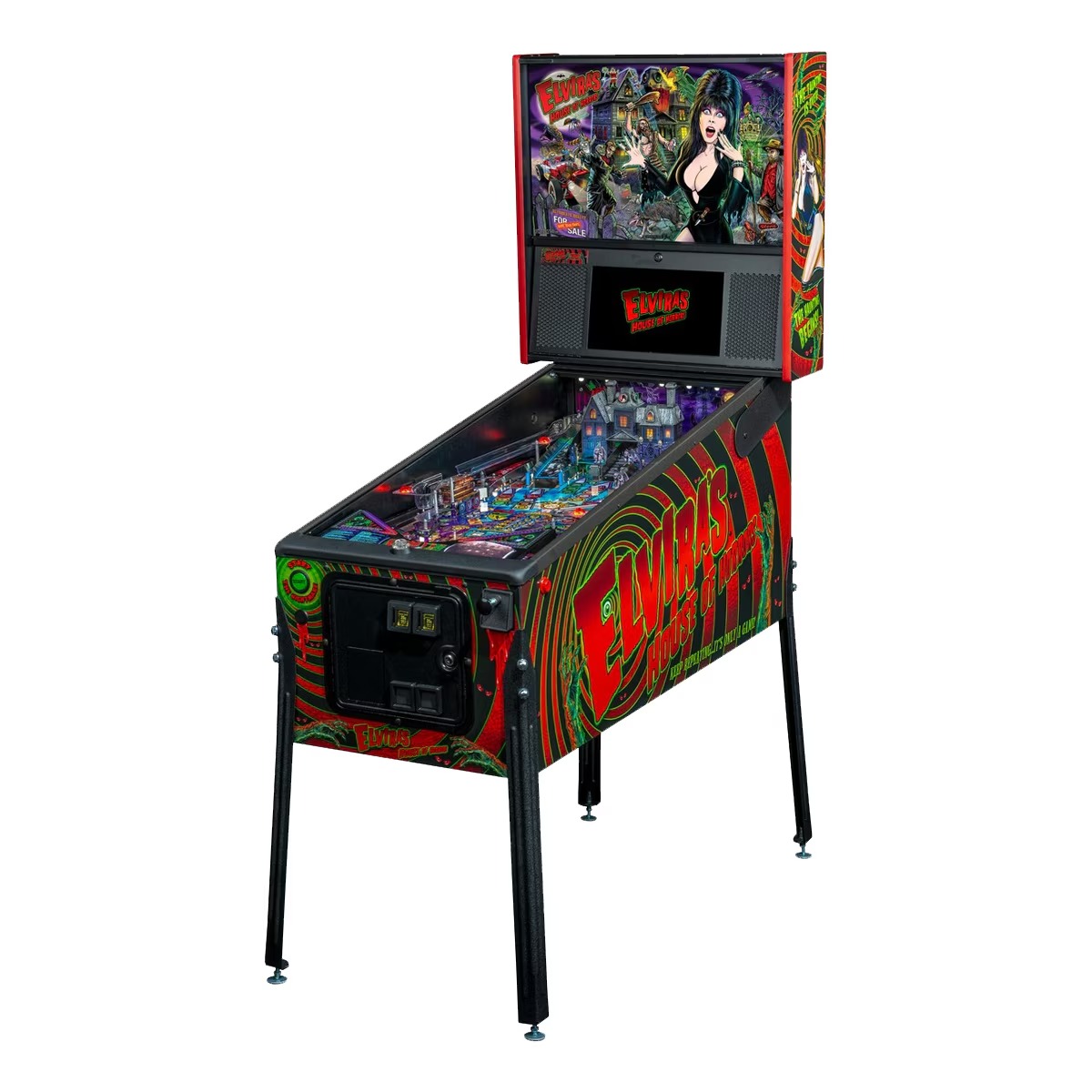 Stern Elvira’s House of Horrors Premium Pinball Machine