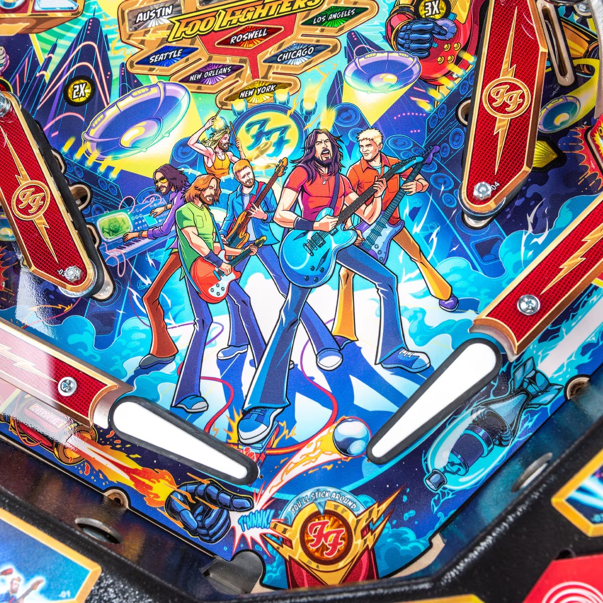 Stern Foo Fighters Pinball Machine - Pro - Image 11