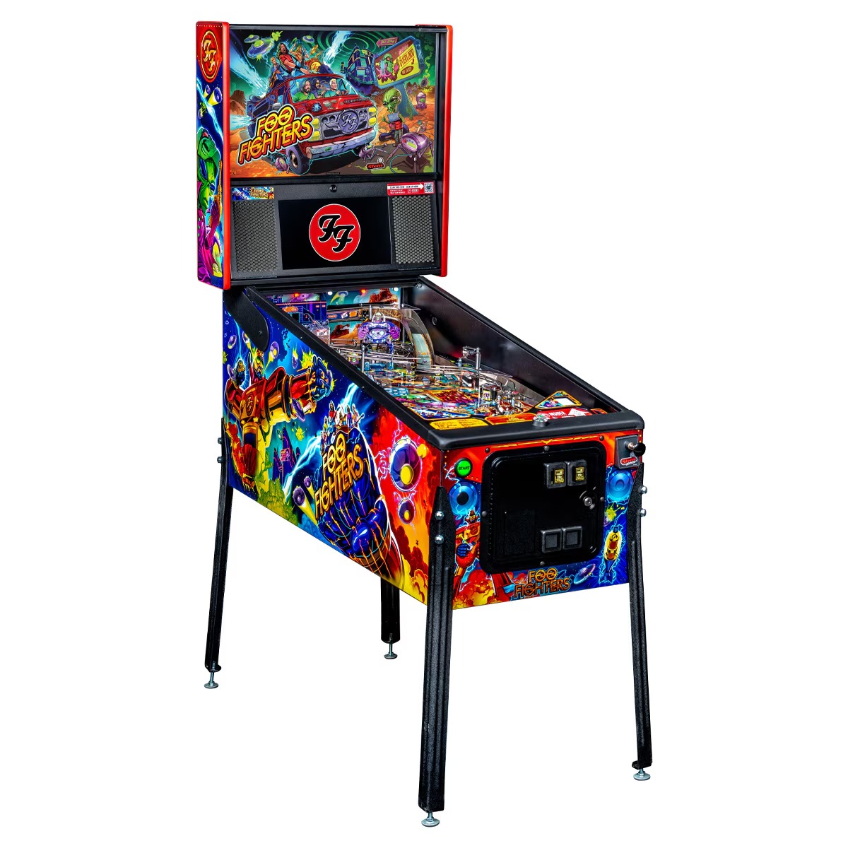 Stern Foo Fighters Pinball Machine – Pro