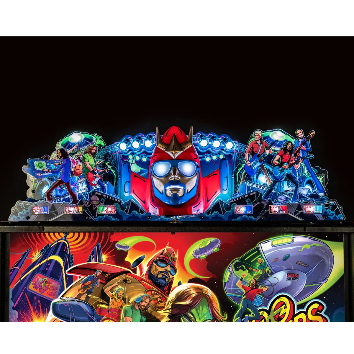 Stern Foo Fighters Premium Pinball Machine - Image 12