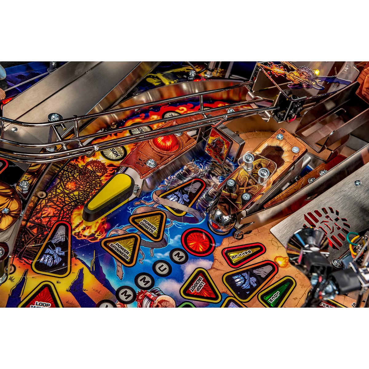 Stern Iron Maiden Premium Pinball Machine with Shaker Motor - Image 6