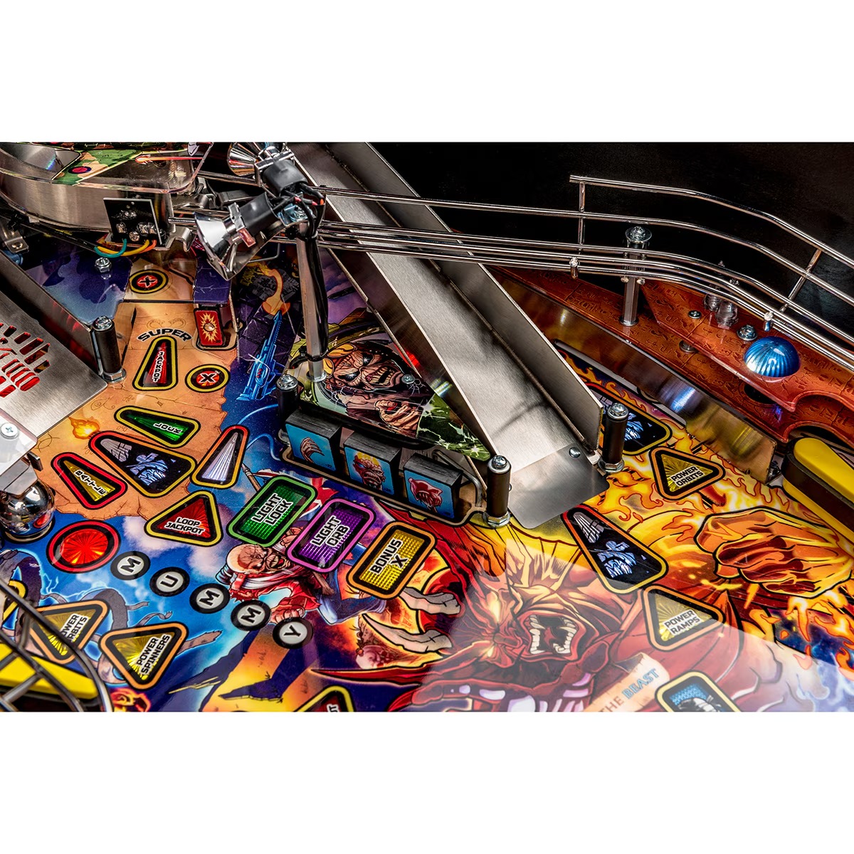 Stern Iron Maiden Premium Pinball Machine - Image 4