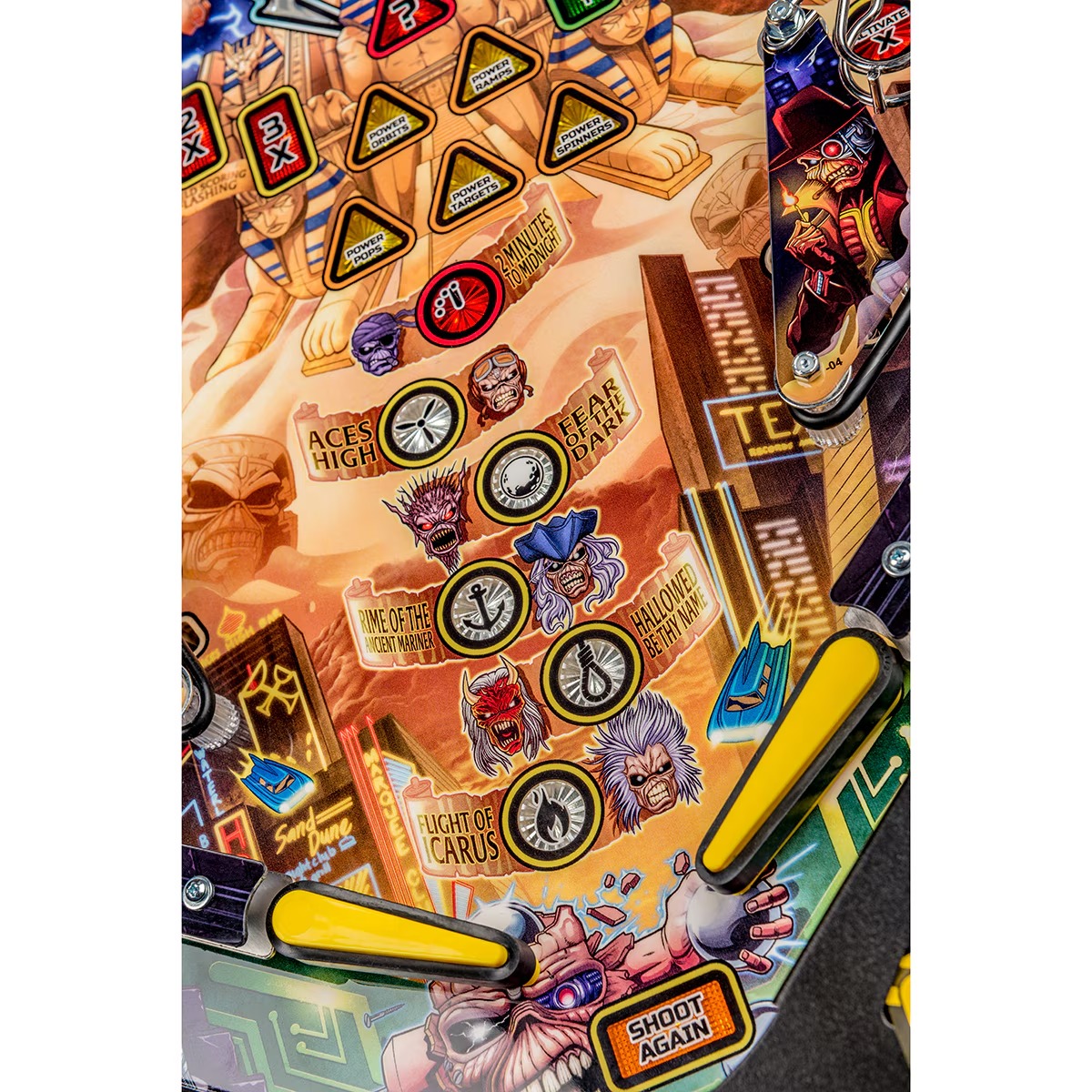 Stern Iron Maiden Premium Pinball Machine with Shaker Motor