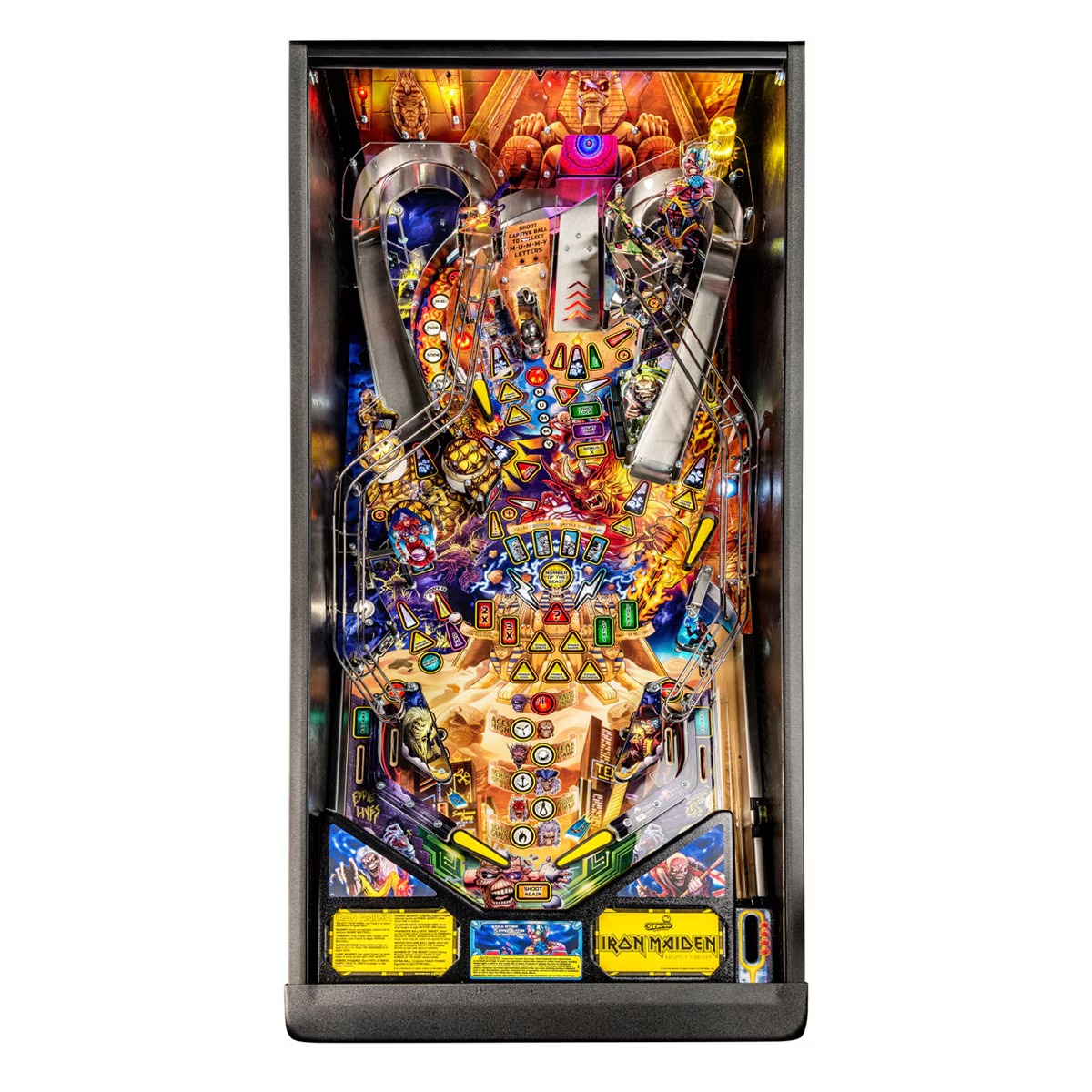 Stern Iron Maiden Pro Pinball Machine with Shaker Motor - Image 4