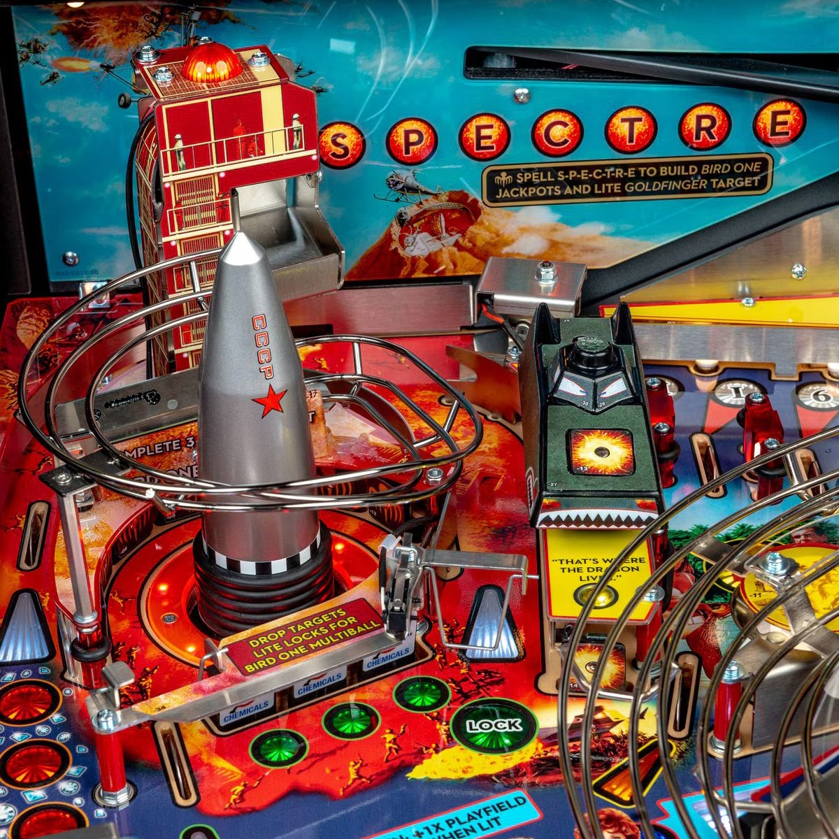 Stern James Bond 007 You Only Live Twice Premium Pinball Machine - Image 5
