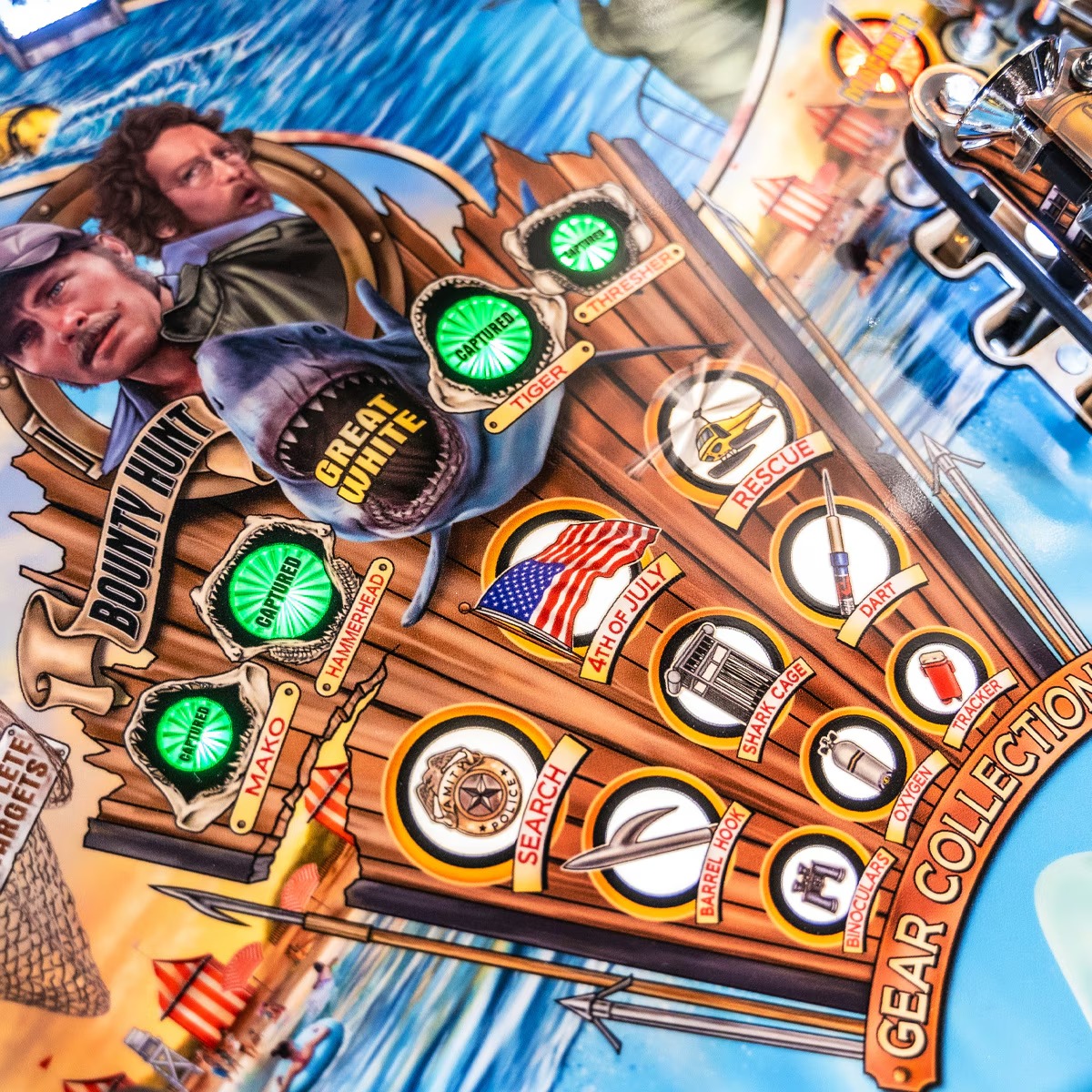 Stern Jaws Premium Pinball Machine - Image 8
