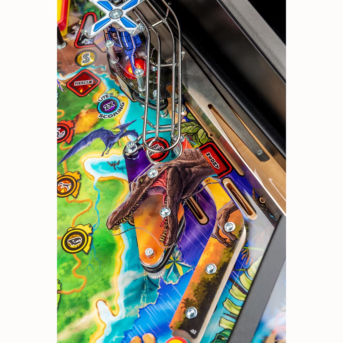 Stern Jurassic Park Premium Pinball Machine with Installed Shaker Motor - Image 8