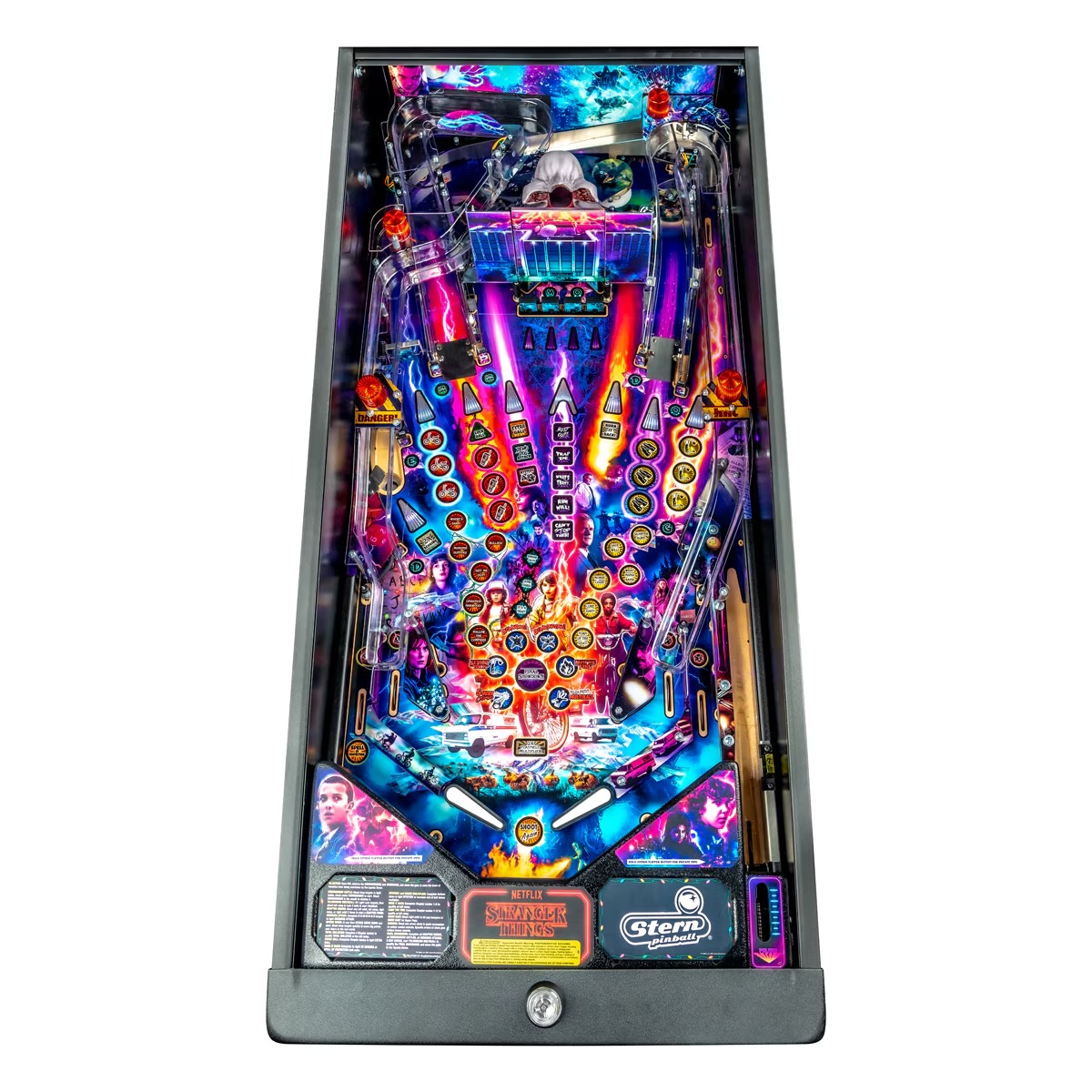 Stern Stranger Things Pro Pinball Machine with Installed Shaker Motor - Image 9