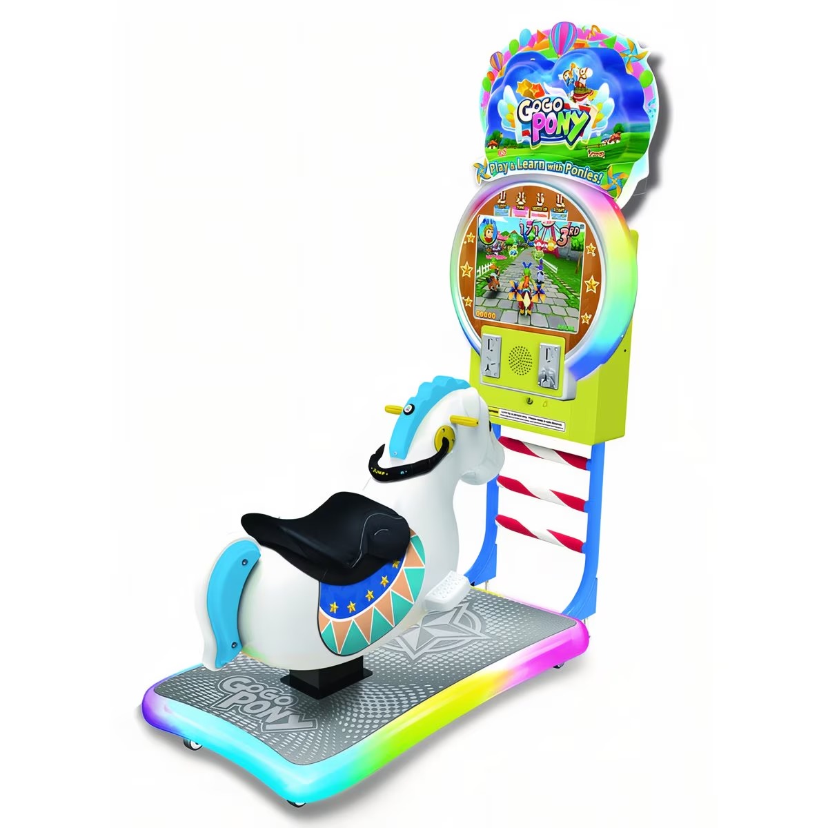 Kalkomat Go Go Pony Kiddie Arcade Ride