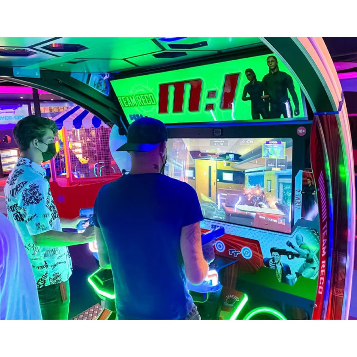 SEGA Mission Impossible Deluxe Arcade Gun Shooting Video Game - 4 Players - Image 7