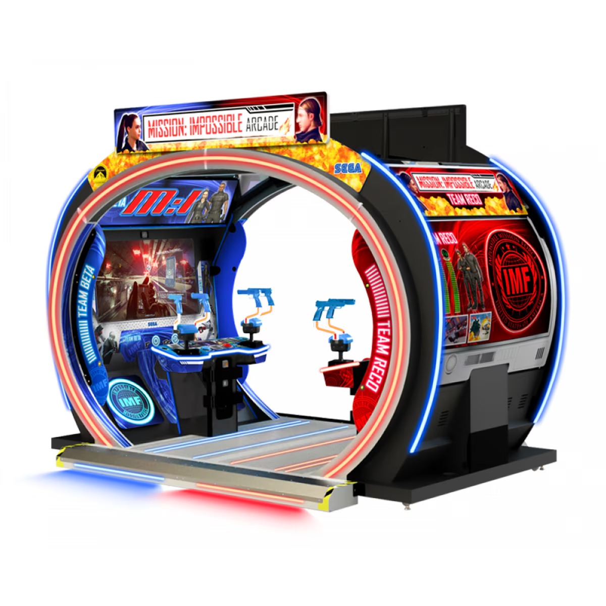 SEGA Mission Impossible Deluxe Arcade Gun Shooting Video Game - 4 Players - Image 3